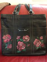 "Love is a Rose" tote bag