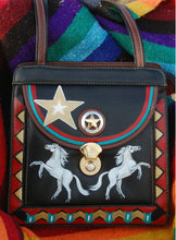 Hand Painted purse with Horses